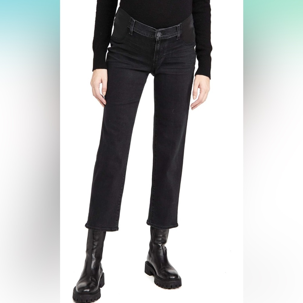 PAIGE Noella straight maternity jeans